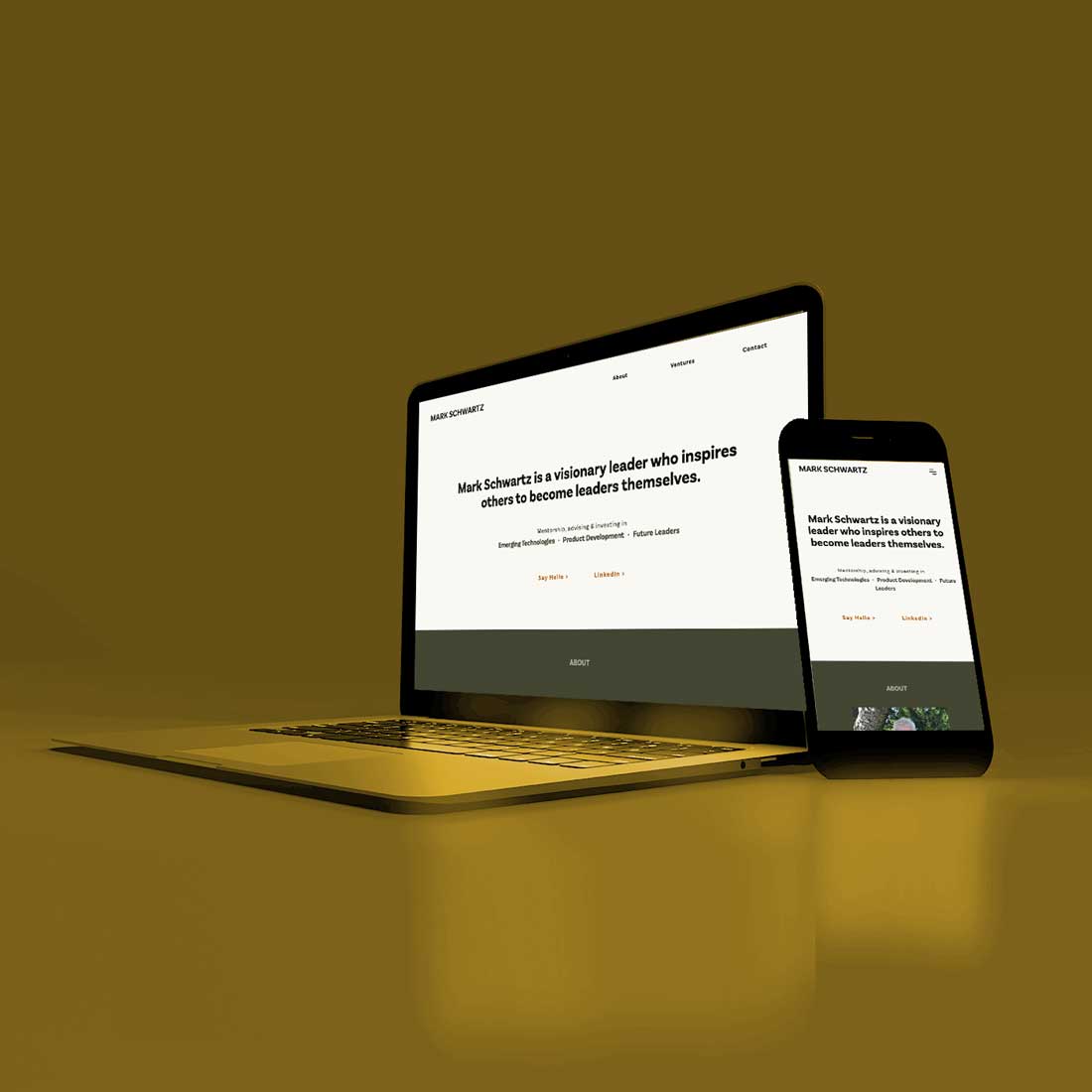 webflow design agency built a professional resume website