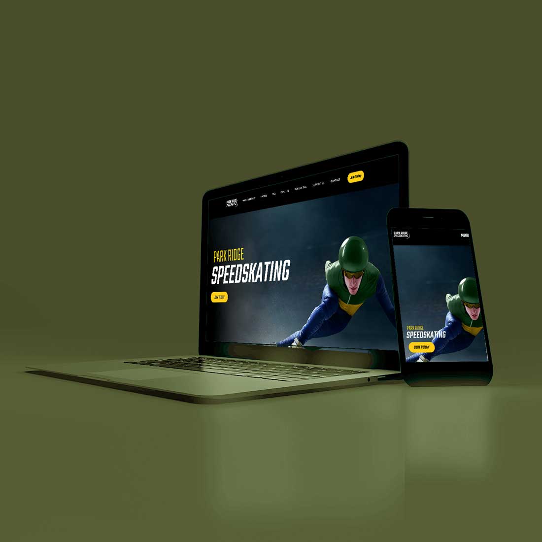 webflow design agency sporty athletic website