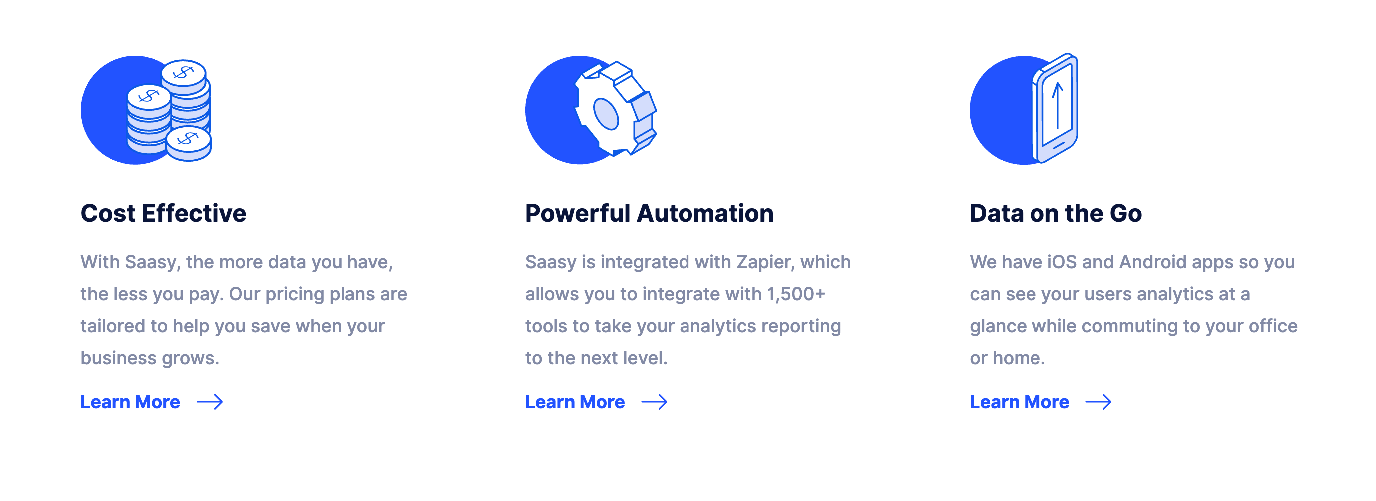 Graphic & Icons | Saasy Webflow Template