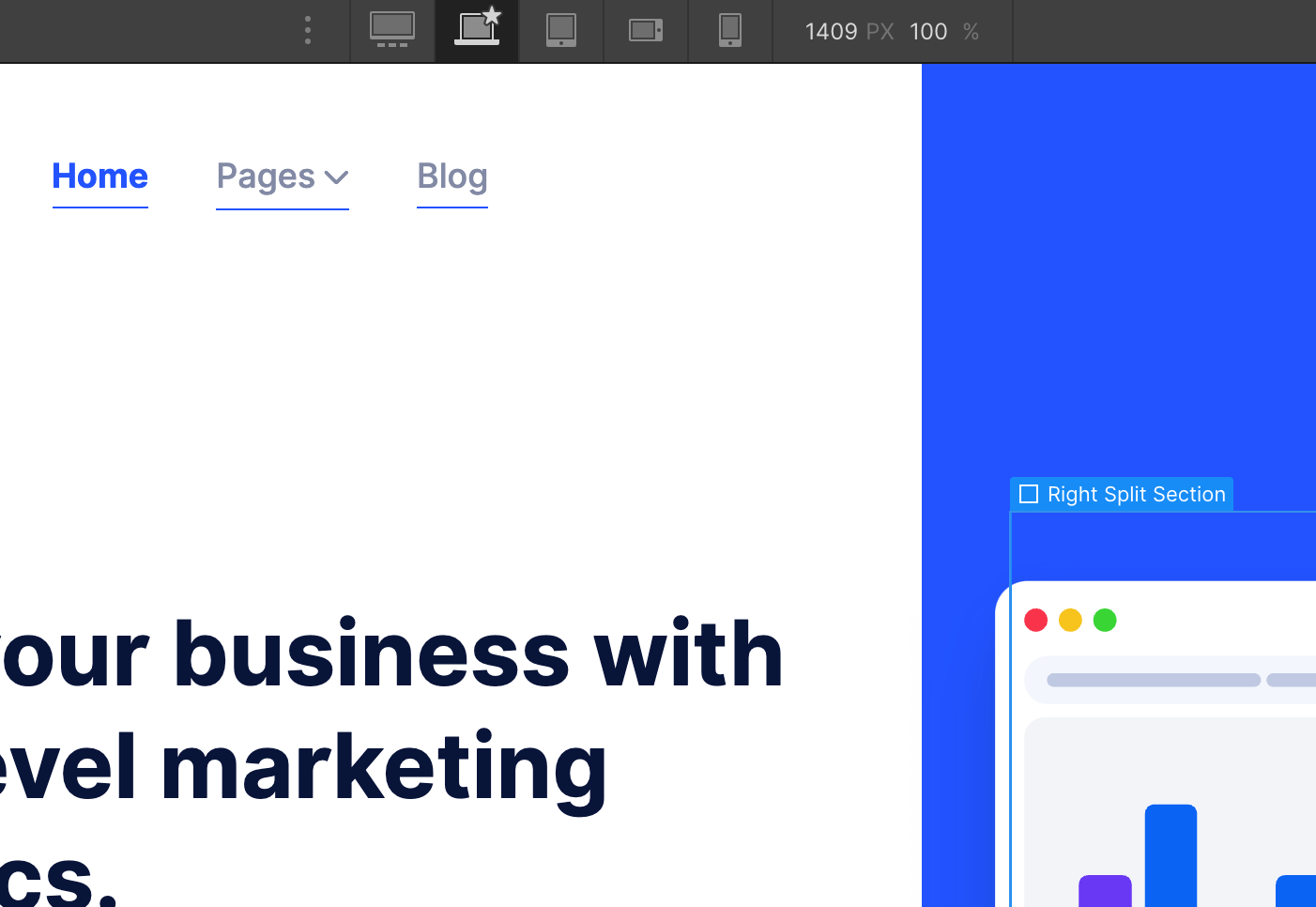 Responsive Design | Saasy Webflow Template