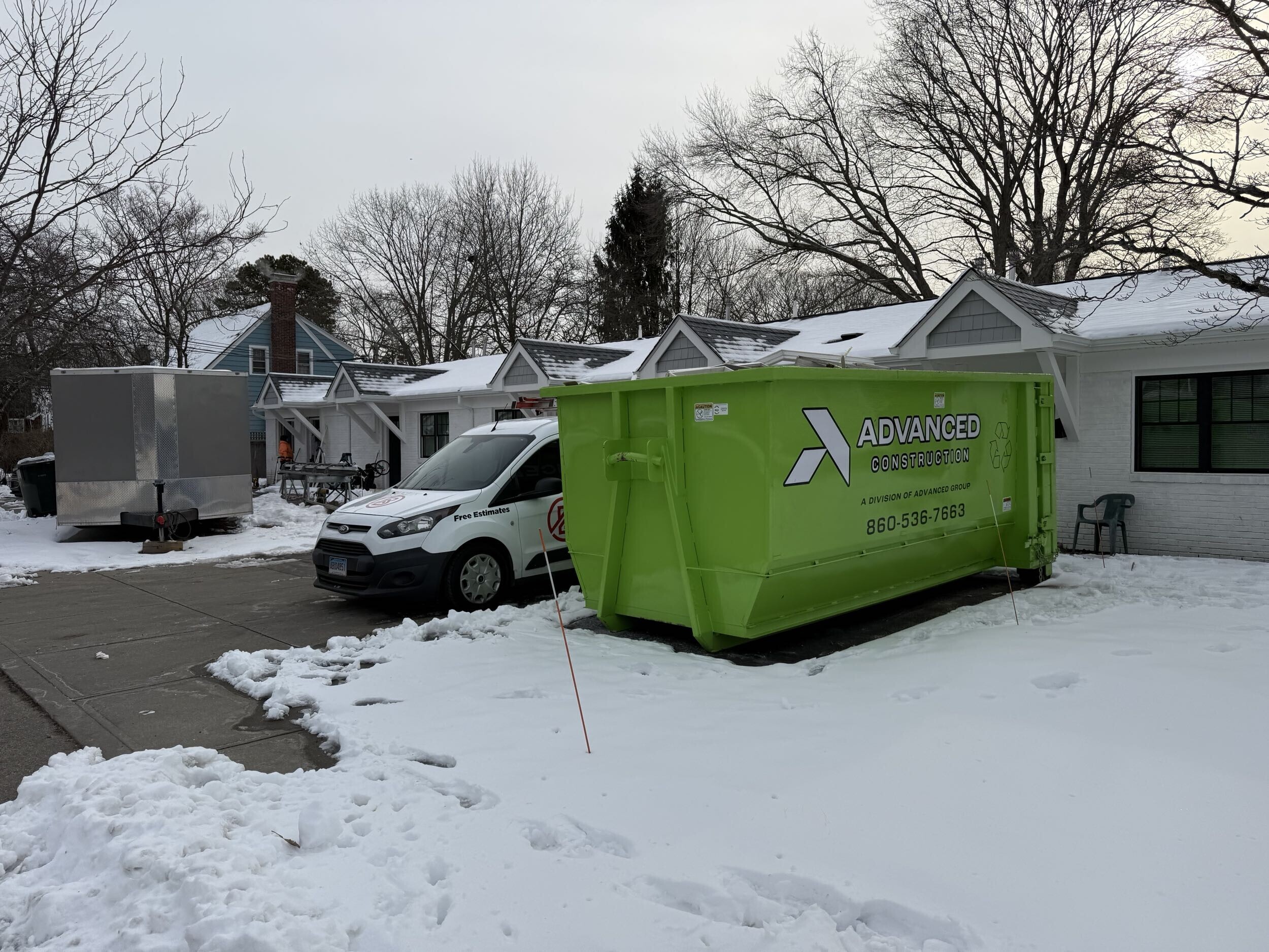 a rented dumpster in mystic ct