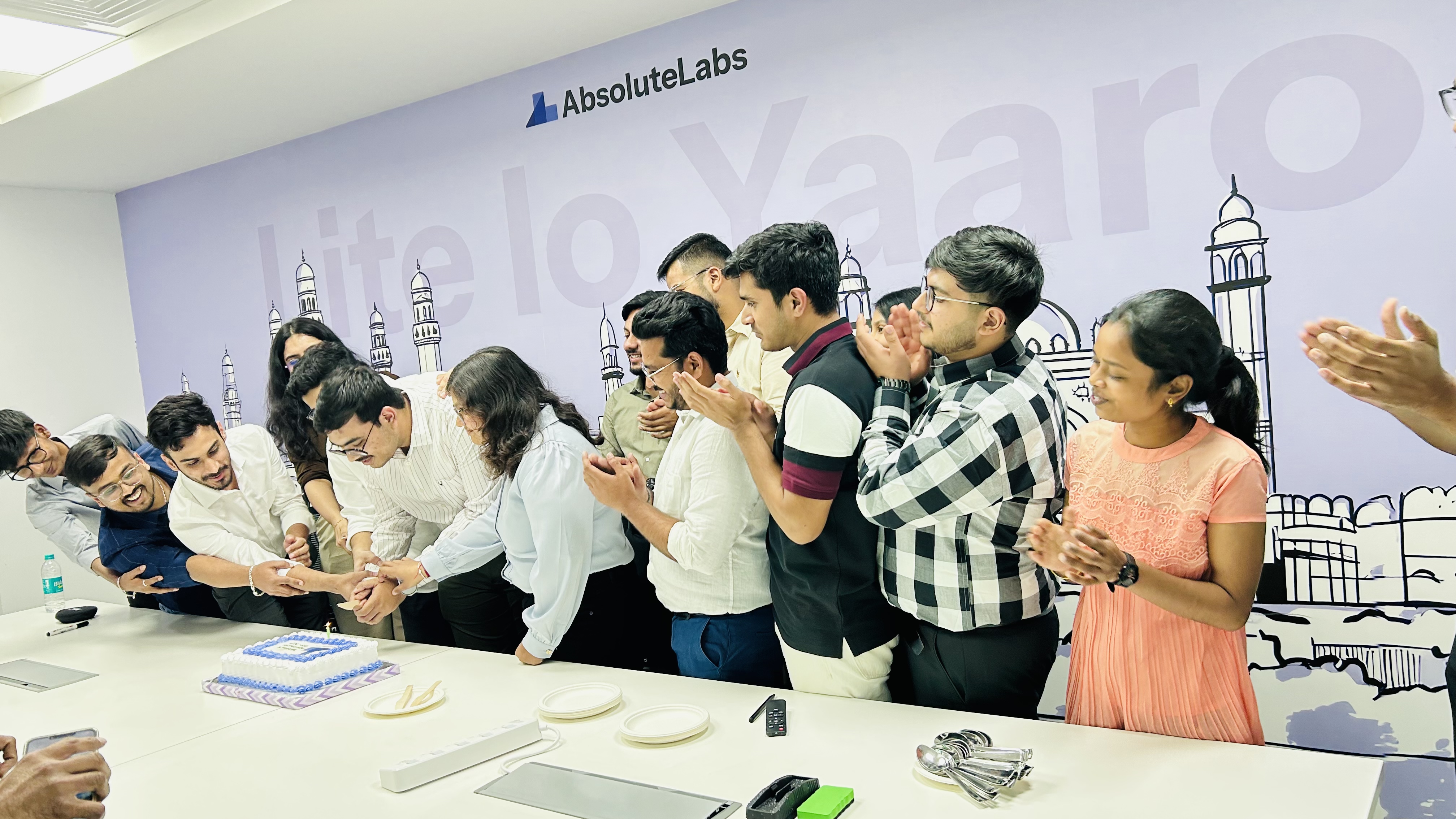 Cake cutting ceremony