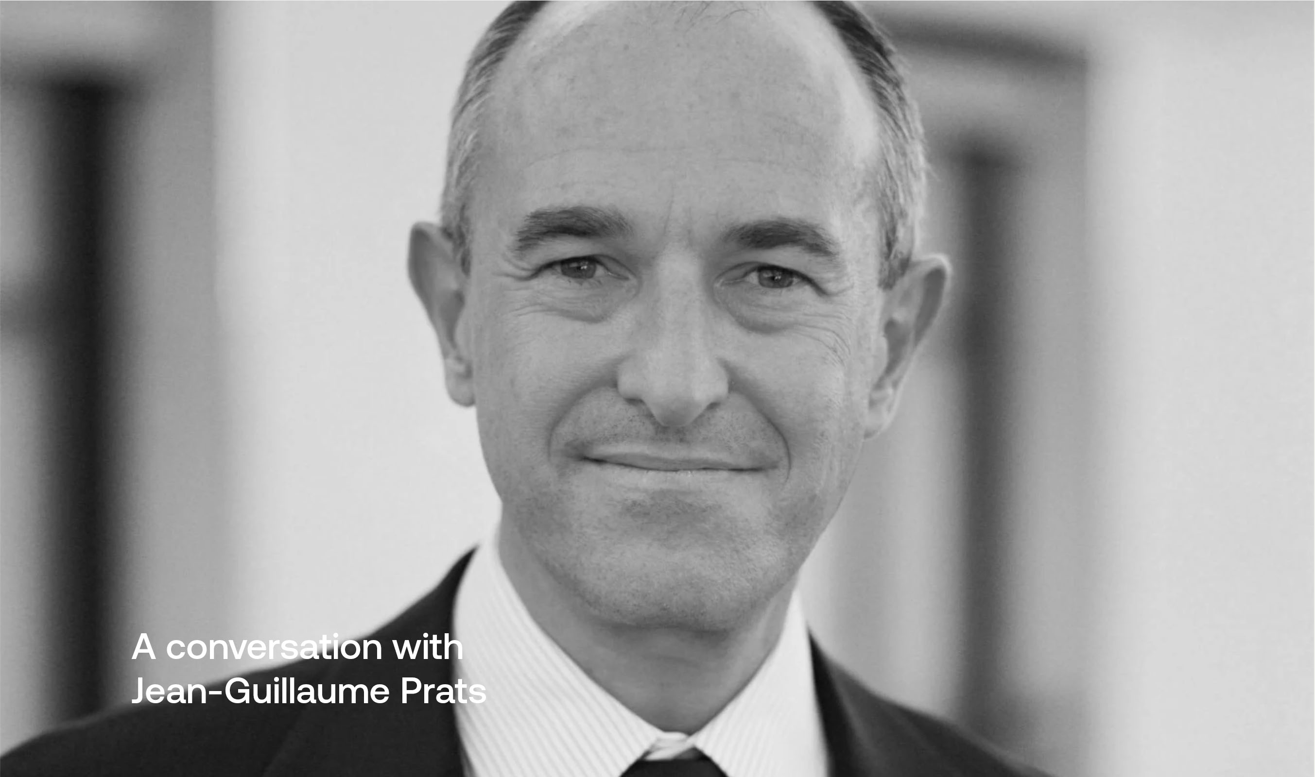 Interview with Jean-Guillaume Prats