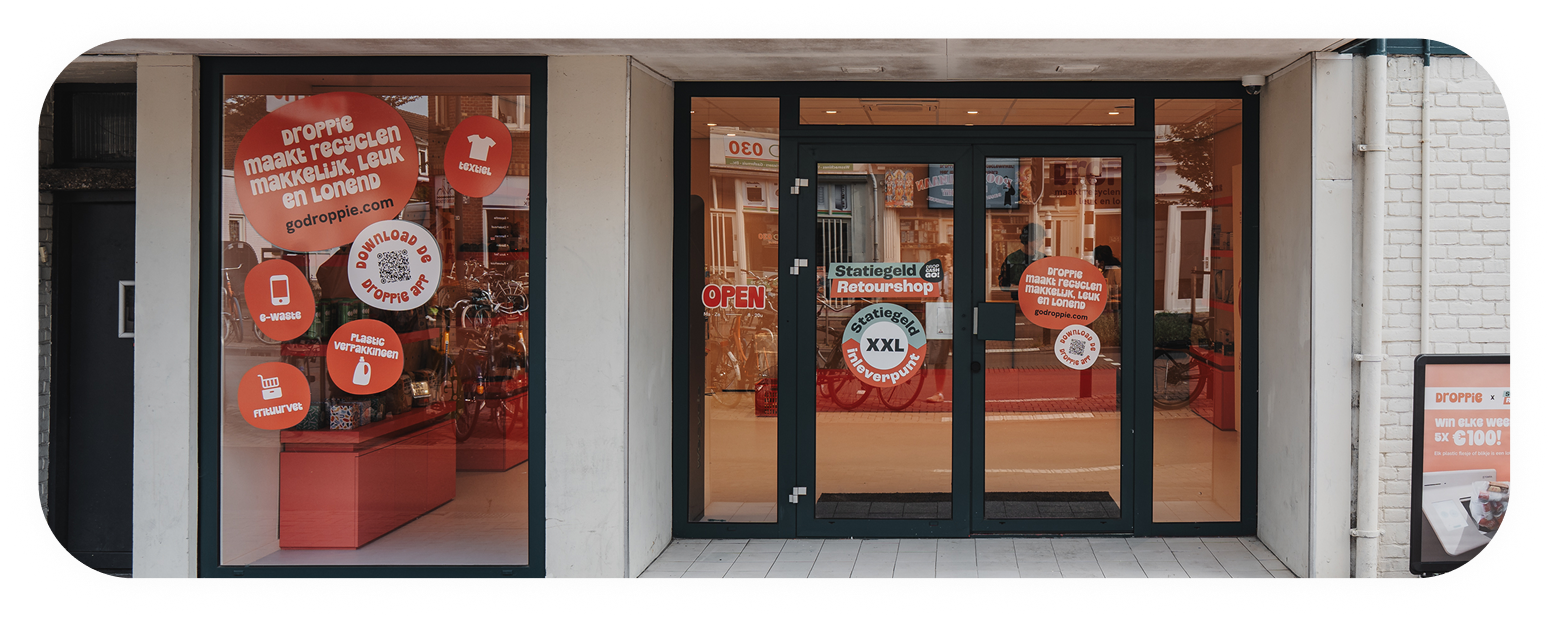 Droppie statiegeld retourshop