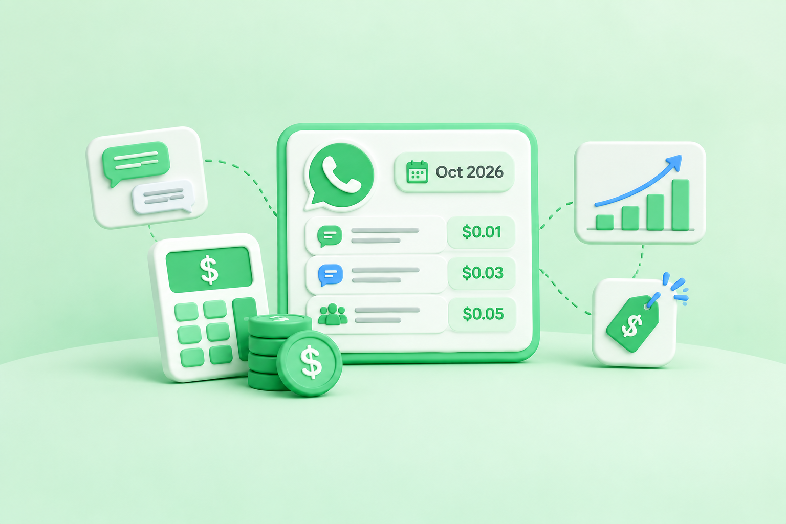 ¿Cuánto costarán los mensajes de WhatsApp desde octubre?