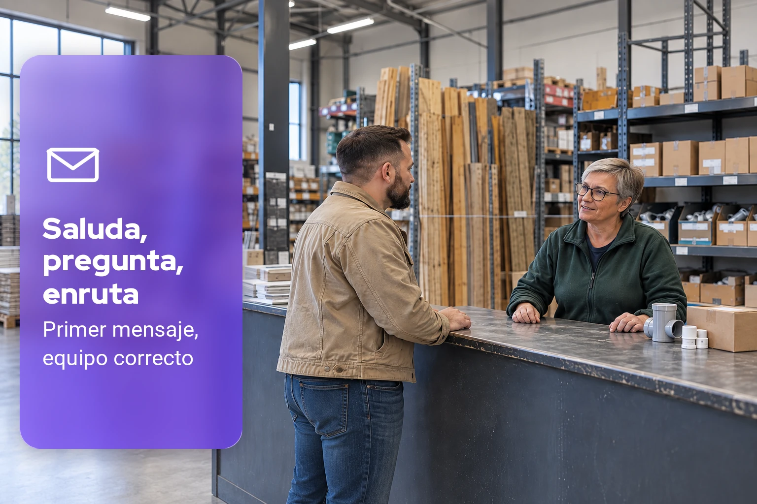Mensajes de saludo empresariales que realmente mejoran los tiempos de respuesta
