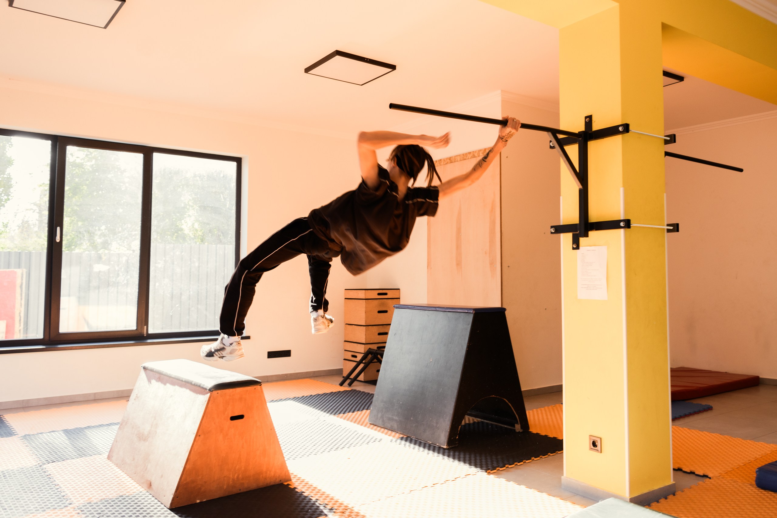 Урок фізичного виховання в приватній шнолі Sapiens у міста Вишгород