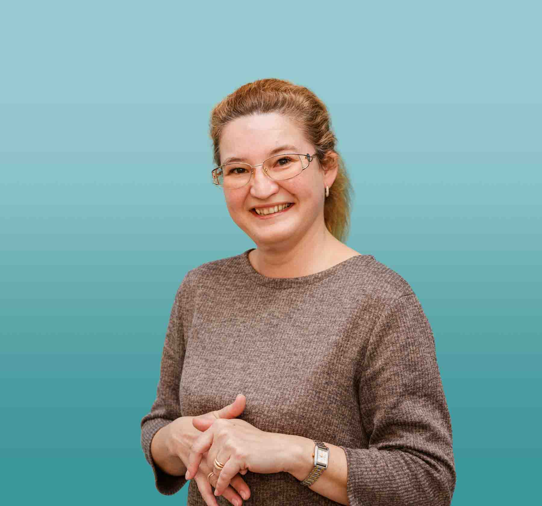 Вчителька.  Приватна школа Сапієнс у місті Вишгород