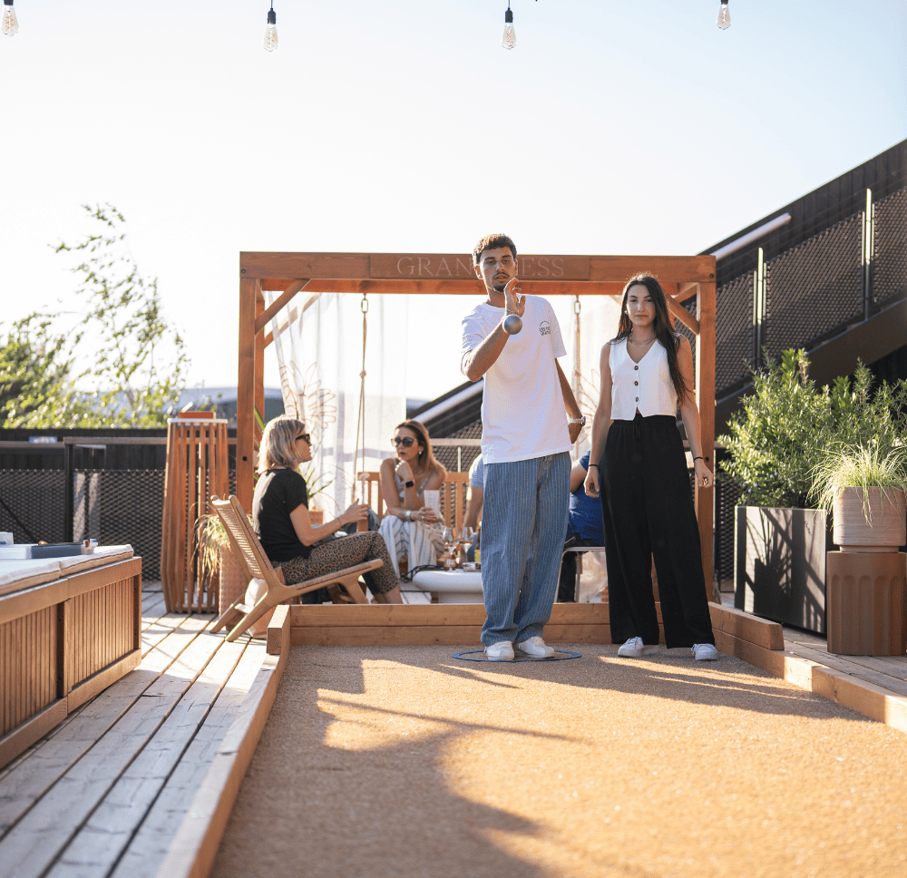 pétanque rooftop grand mess clermont ferrand
