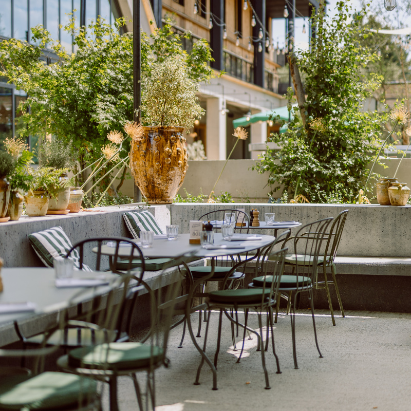 terrasse la brasserie restaurant grand mess clermont