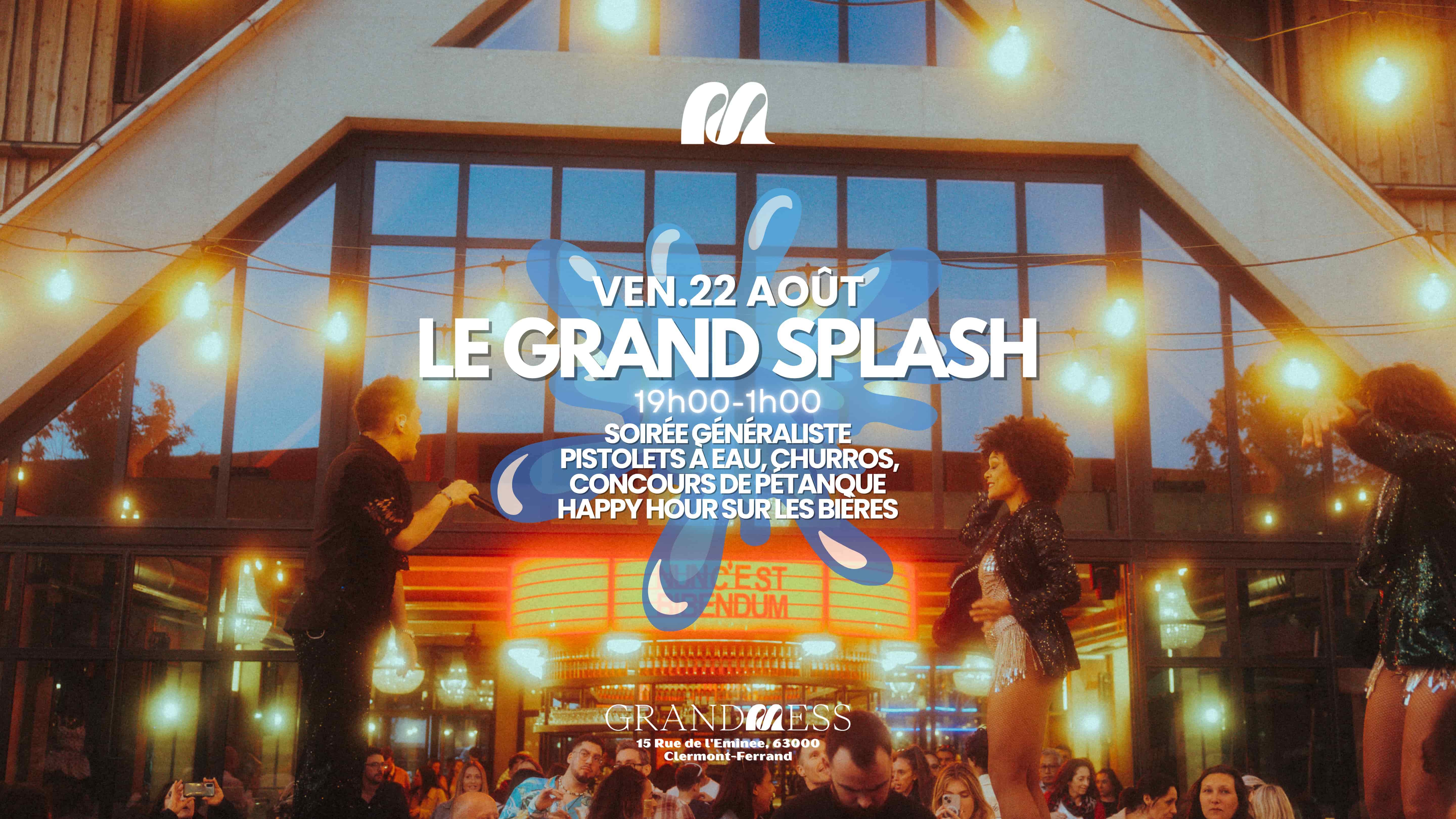 visuel soirée-le grand splash grand mess clermont ferrand