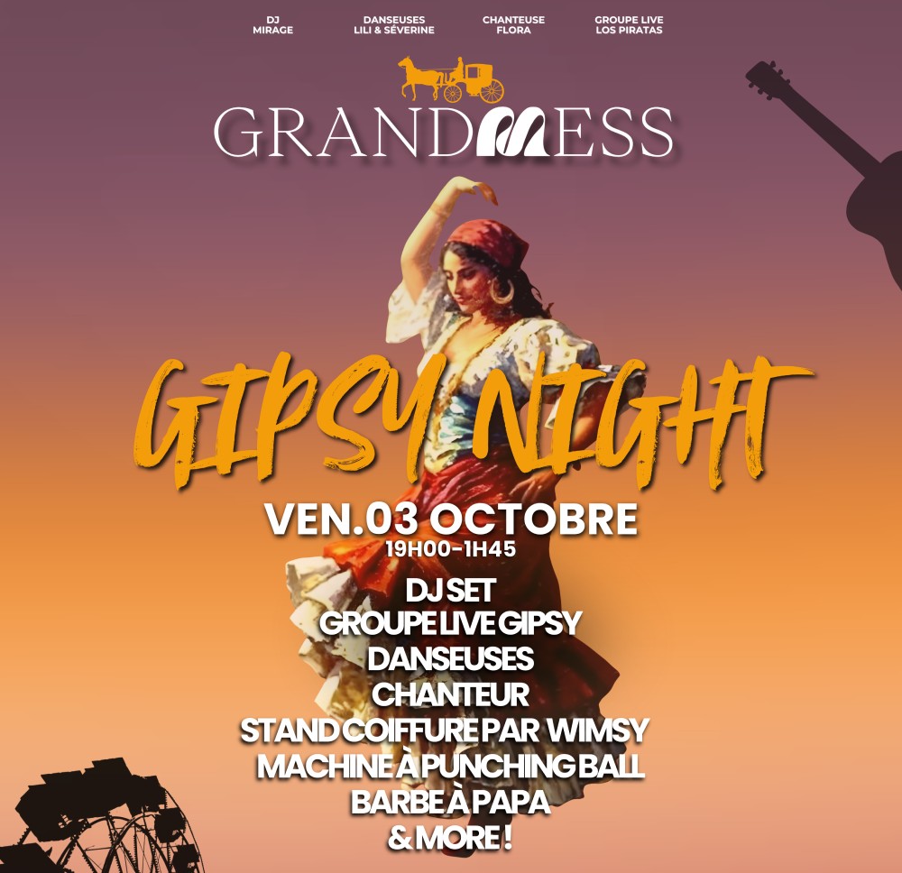 Soirée Gipsy Night au Grand Mess Clermont Ferrand