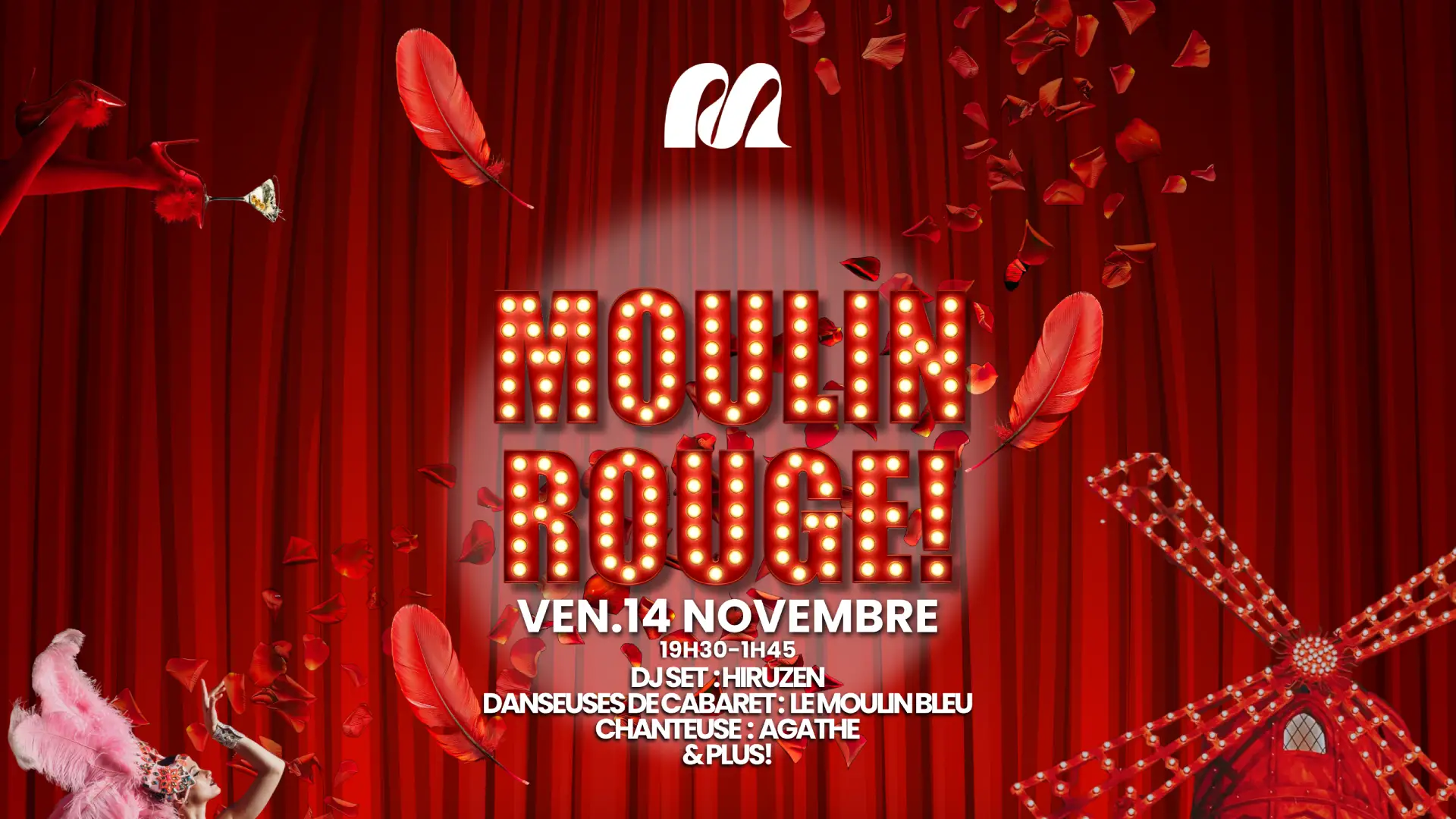 Soirée Moulin Rouge au GRAND MESS