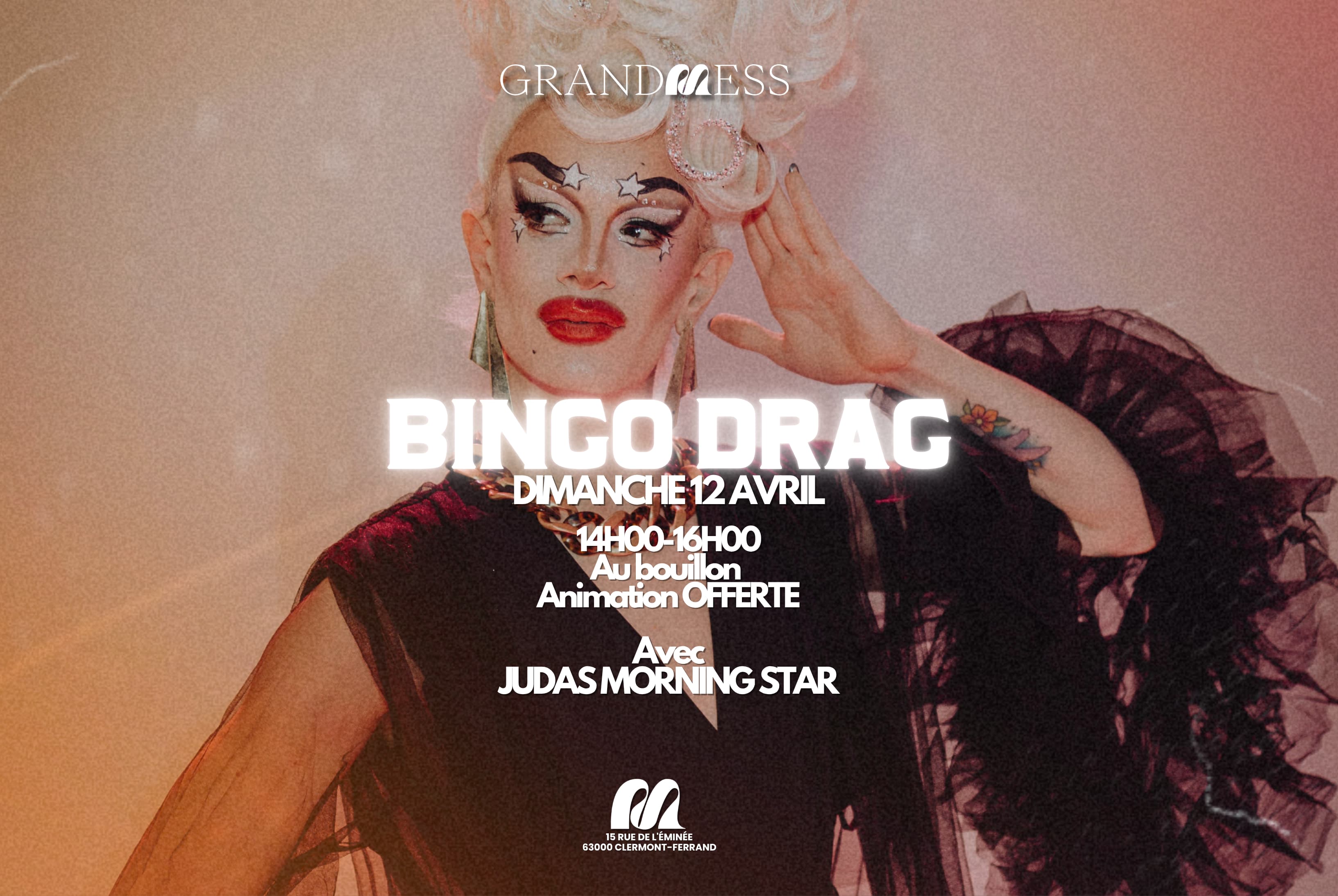 Journée Bingo Drag | GRAND MESS Clermont-Ferrand