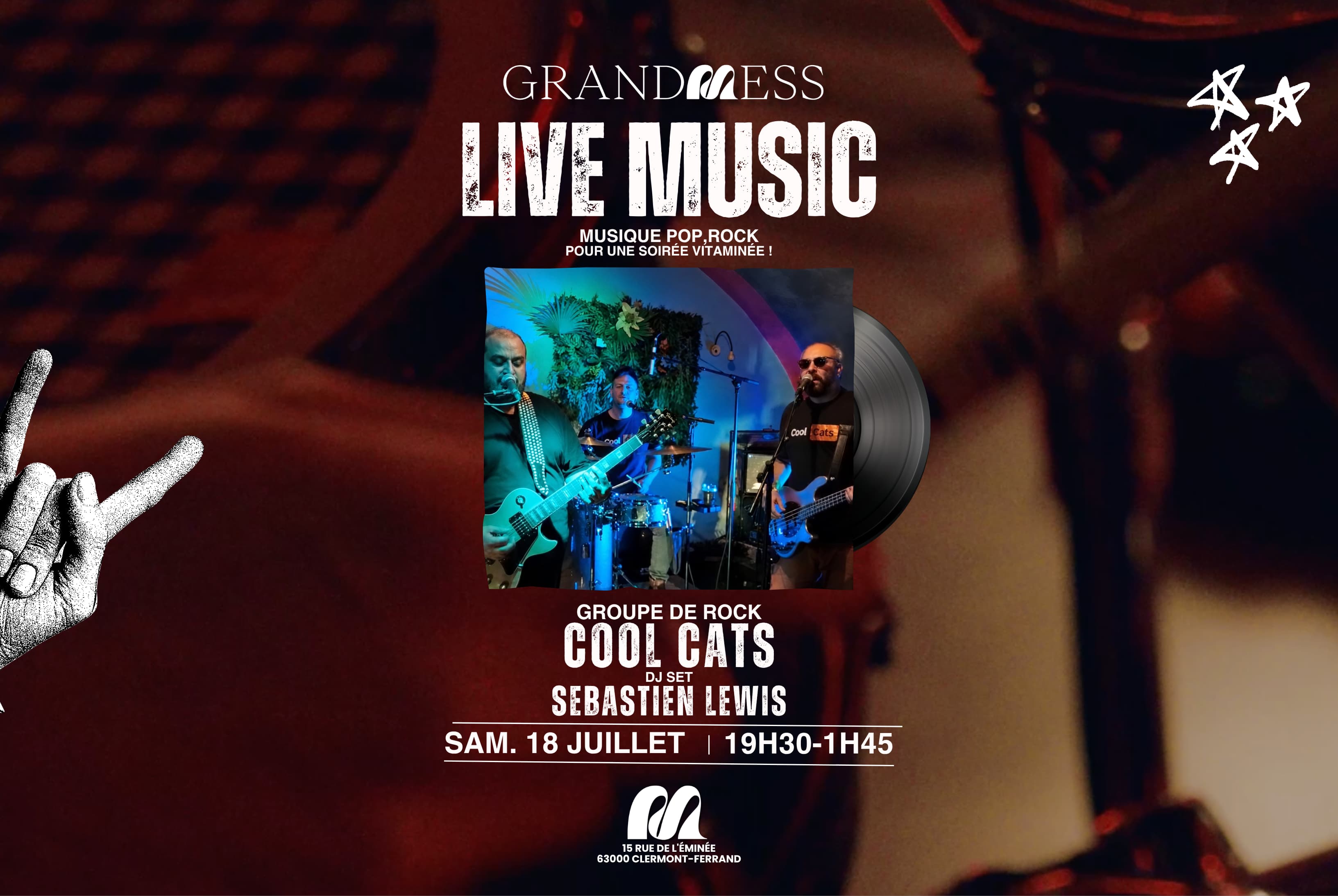 LIVE MUSIC - COOL CATS à Grand Mess