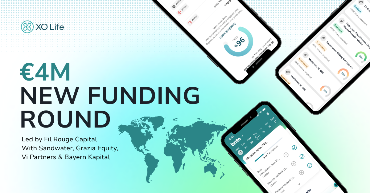 XO Life sichert €4M unter Führung von Fil Rouge Capital zur Skalierung von brite™ in Europa.