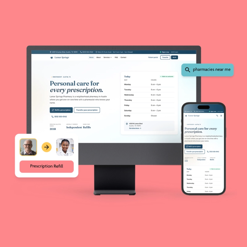 Custom Pharmacy Websites