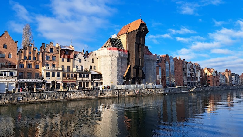 Walk along the Motlawa River and visit the historic Crane (Żuraw)