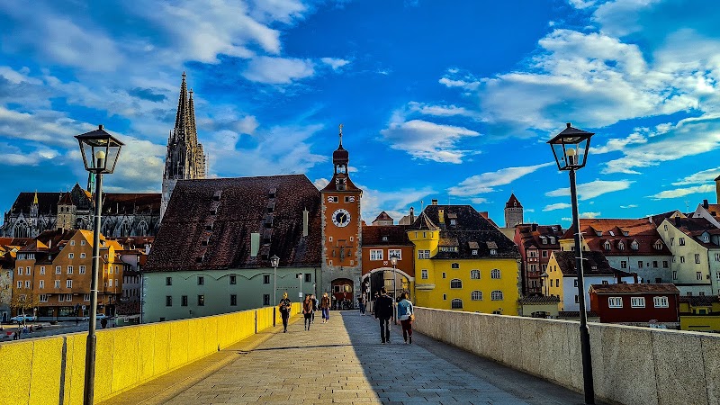 Walk Across the Stone Bridge (Steinerne Brücke)