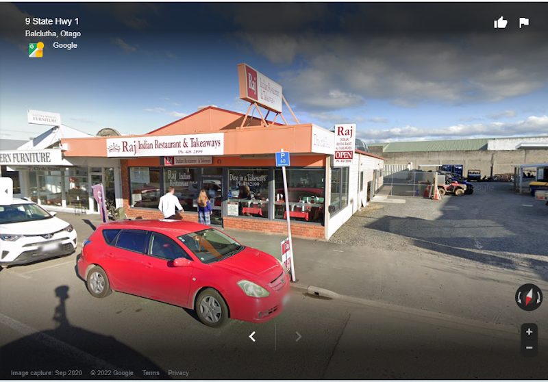 Raj Indian Restaurant - Balclutha - New Zealand - booked ai