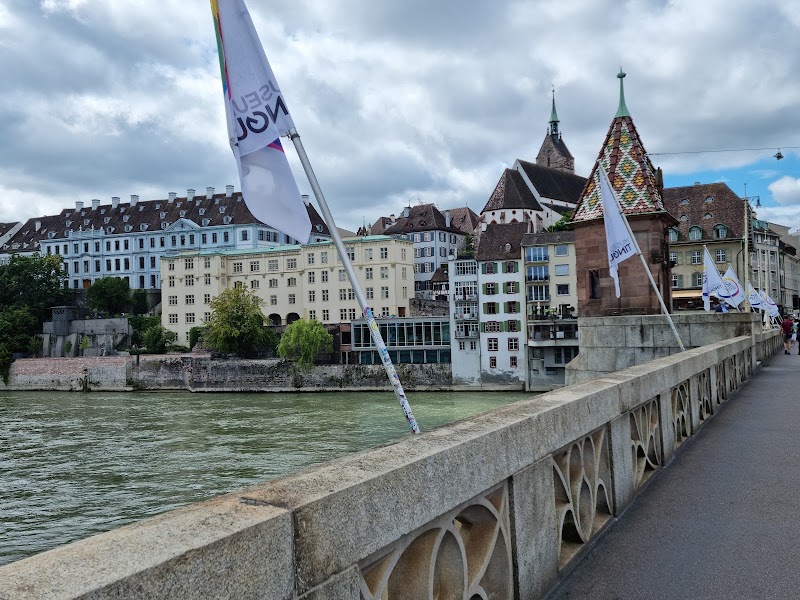 Walk along the Rhine River and Mittlere Brücke - Basel - Switzerland - booked ai