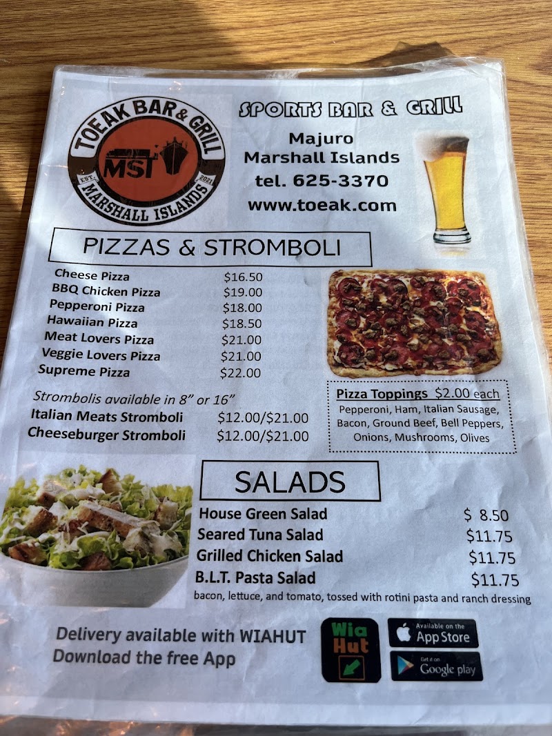 Toeak Bar and Grill - Majuro Atoll - Marshall Islands - booked ai