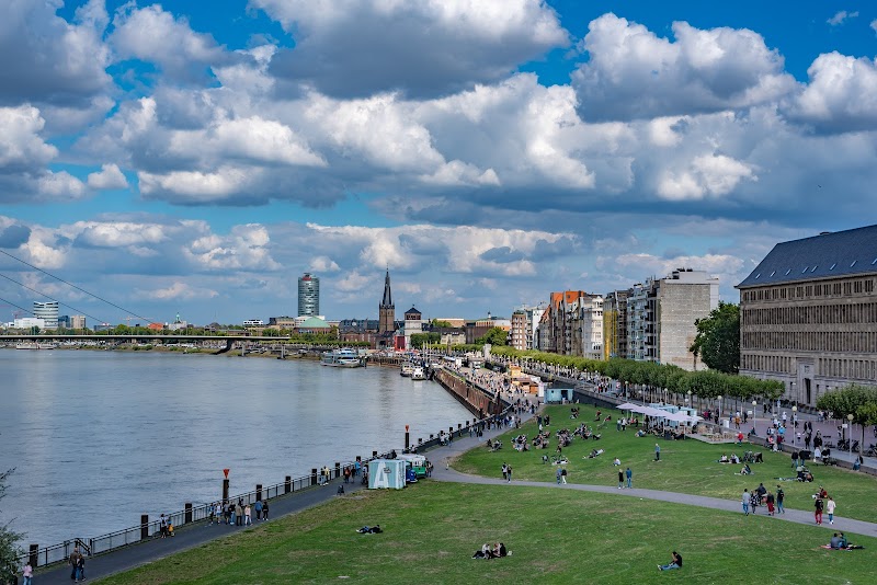 Rhine River Promenade - Düsseldorf - Germany - booked ai