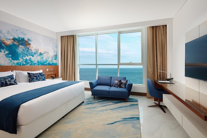 Relax on Al Aqah Beach - Fujairah - United Arab Emirates - booked ai