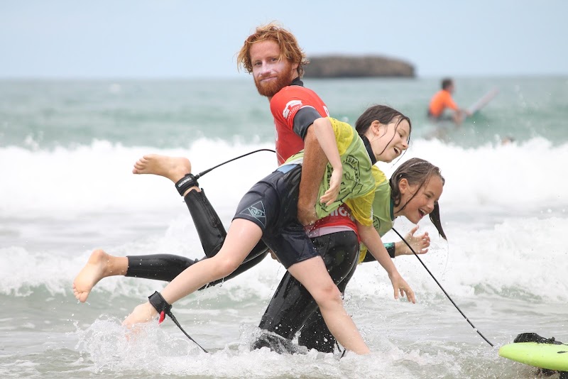 Surfing at the Grande Plage - Biarritz - France - booked ai