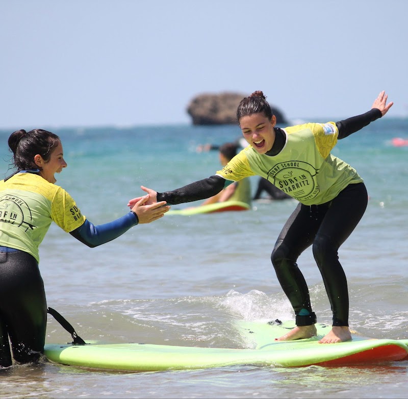 Surfing at the Grande Plage - Biarritz - France - booked ai