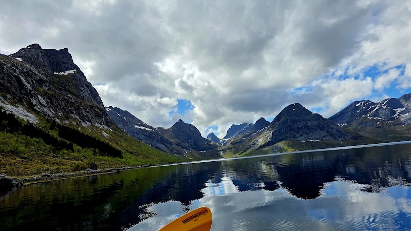 Kayaking through fjords and along the coastline - Ramberg - Norway - booked ai