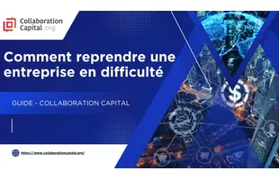 Couverture du guide « Reprendre une entreprise en difficulté » – Collaboration Capital