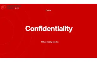 Cover of the guide "Confidentiality and NDAs: What Really Works" – Collaboration Capital