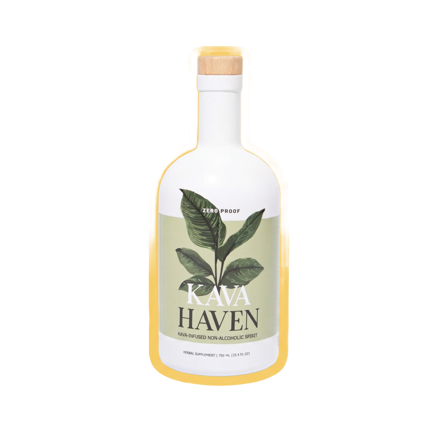 Kava Haven kava bottle sticker