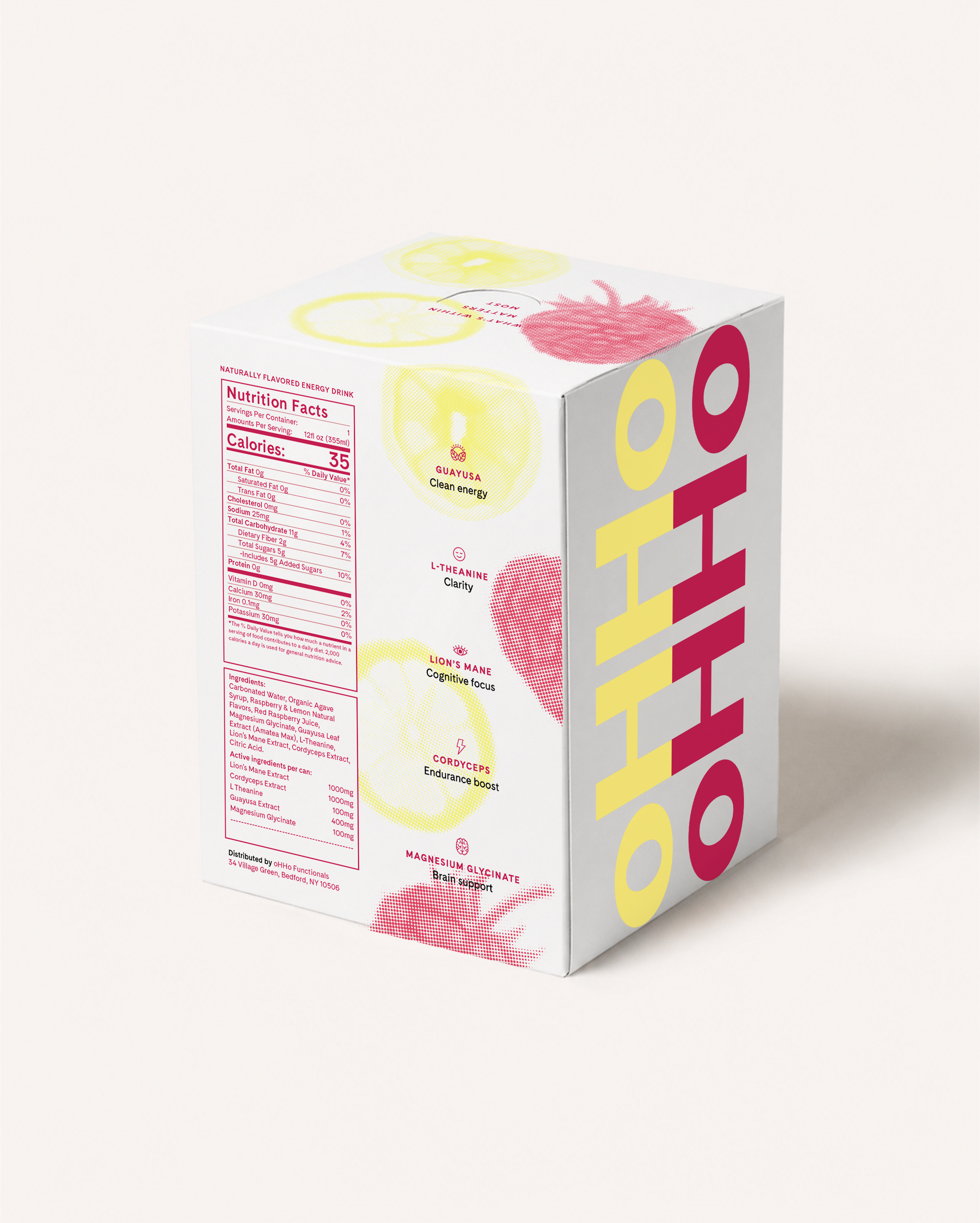 Energy, Raspberry and Lemon