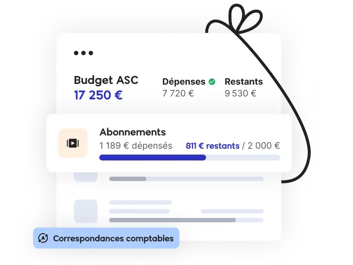 Comptabilité CSE, gestion des budgets AEP et ASC.
