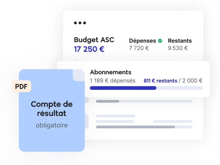Comptabilité CSE, génération automatique des documents comptables obligatoires et gestion des budgets.