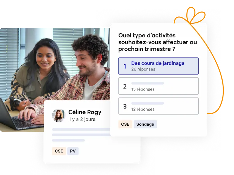 Organisation d'activités CSE sur la plateforme Leeto. 