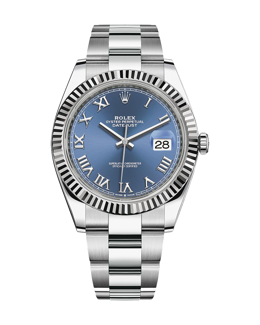 Rolex Datejust Blue Roman Oyster