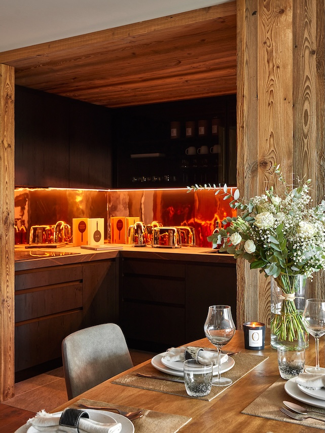 Cuisine ouverte et équipée Chalets de l'Observatoire