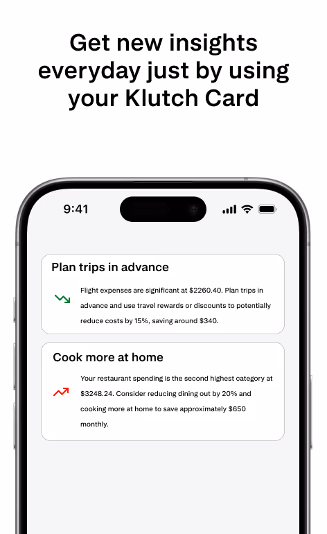 Get new Insights Every day by using the Klutch Card