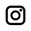Black and white Instagram logo