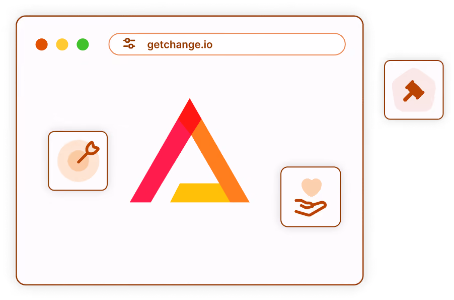 Stylized image of the Change dashboard 