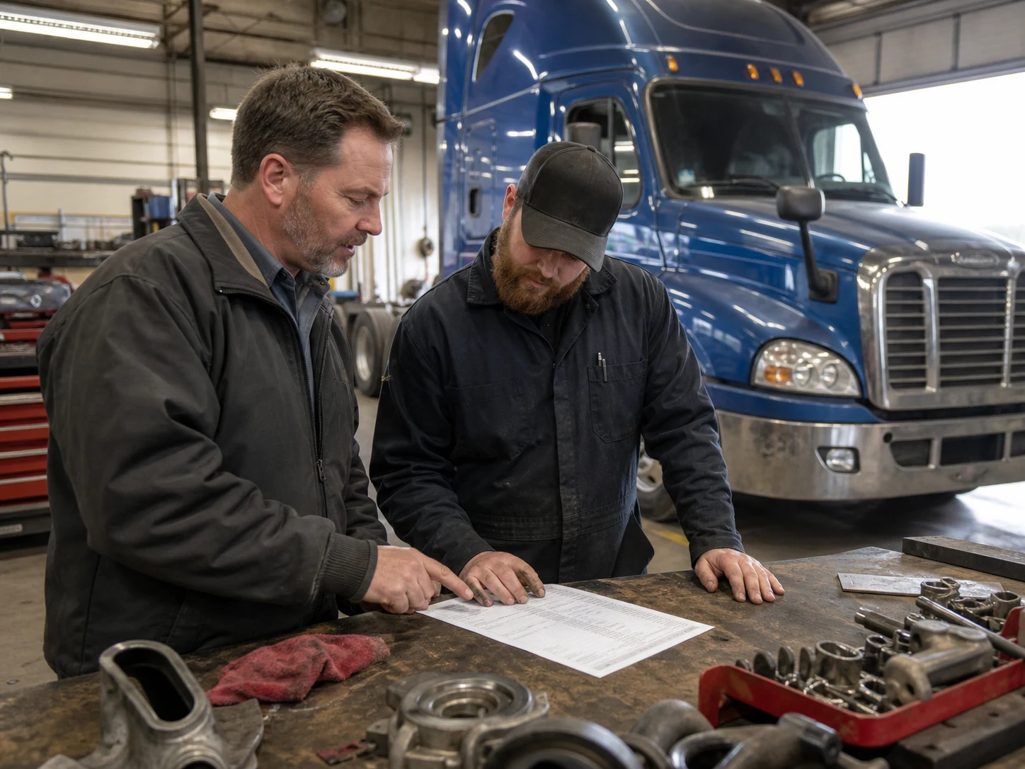 Heavy-Duty Truck Labor Guide: Standard Repair Times and Labor Rates
