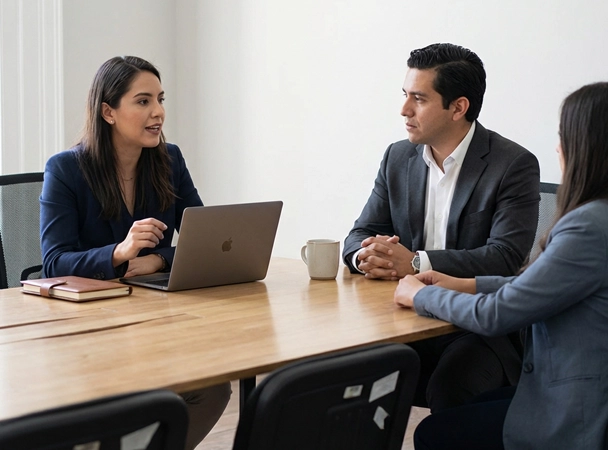 personas en oficina privada