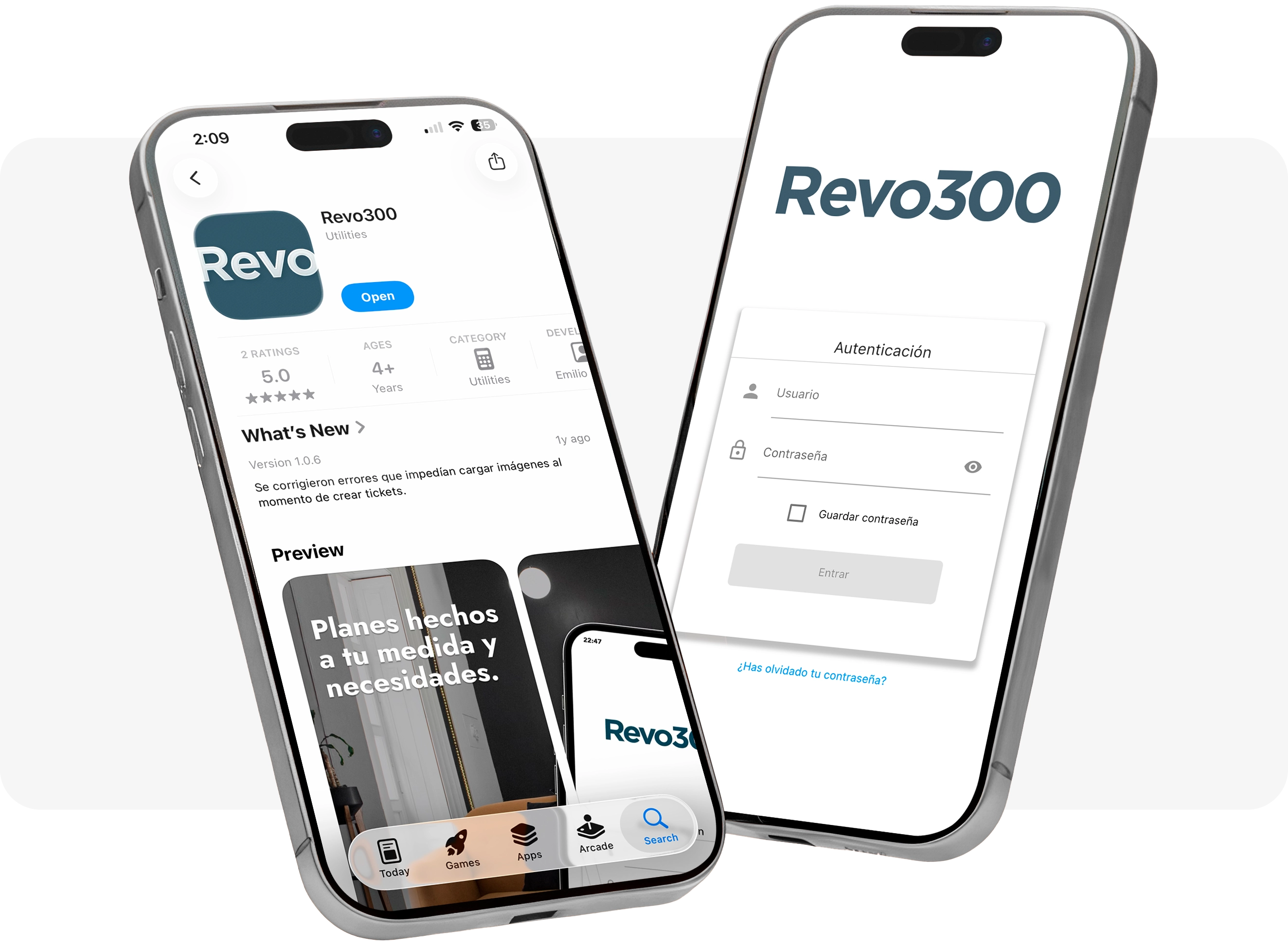 app Revo300 en iPhone