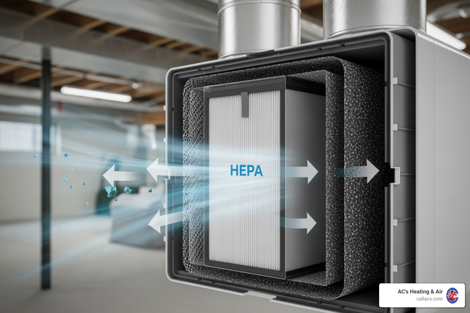 different filtration methods capturing particles - home air filtration system
