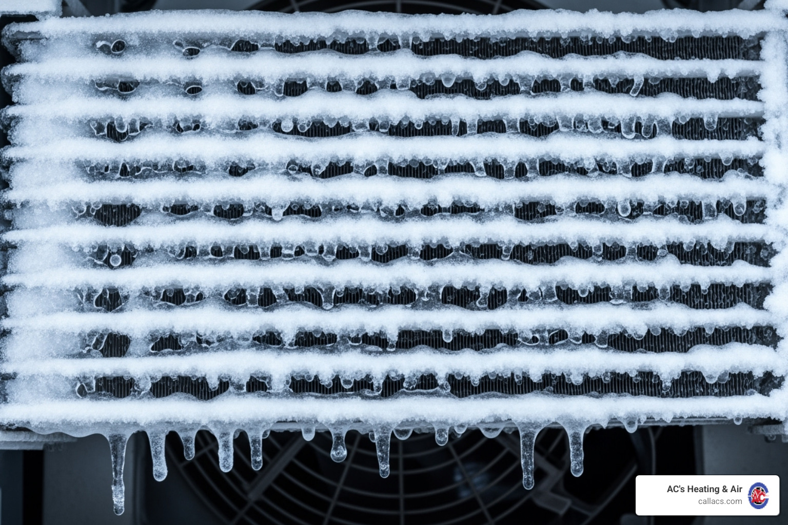 AC unit with ice forming on the coils - 24 hour AC Orlando