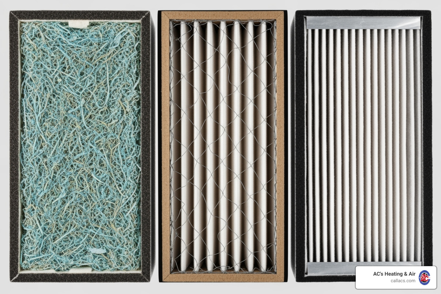 Comparison of filter types - how often to replace hvac filter