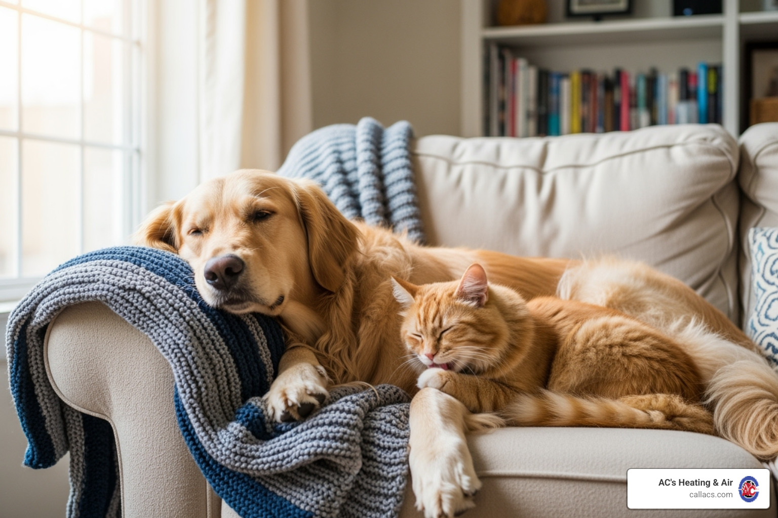 Dog and cat on couch - how often to replace hvac filter